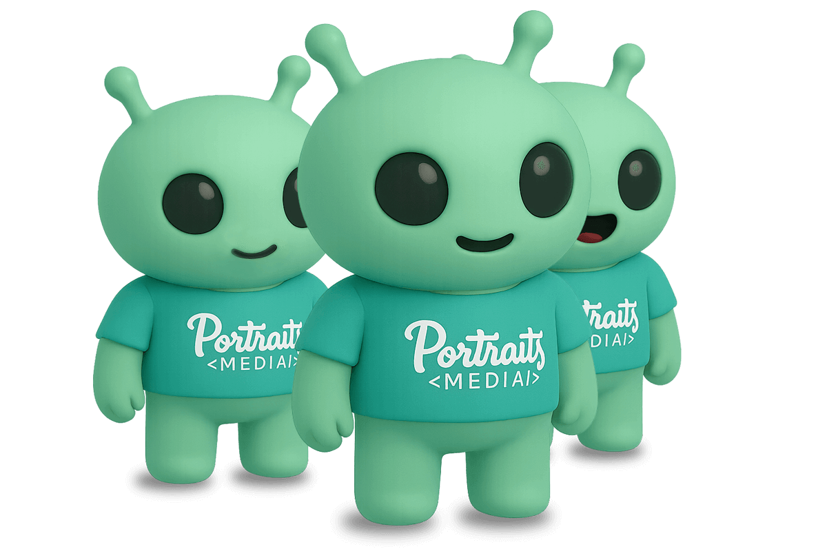 Portraits Media Website and Graphic Design based in Evesham Worcestershire